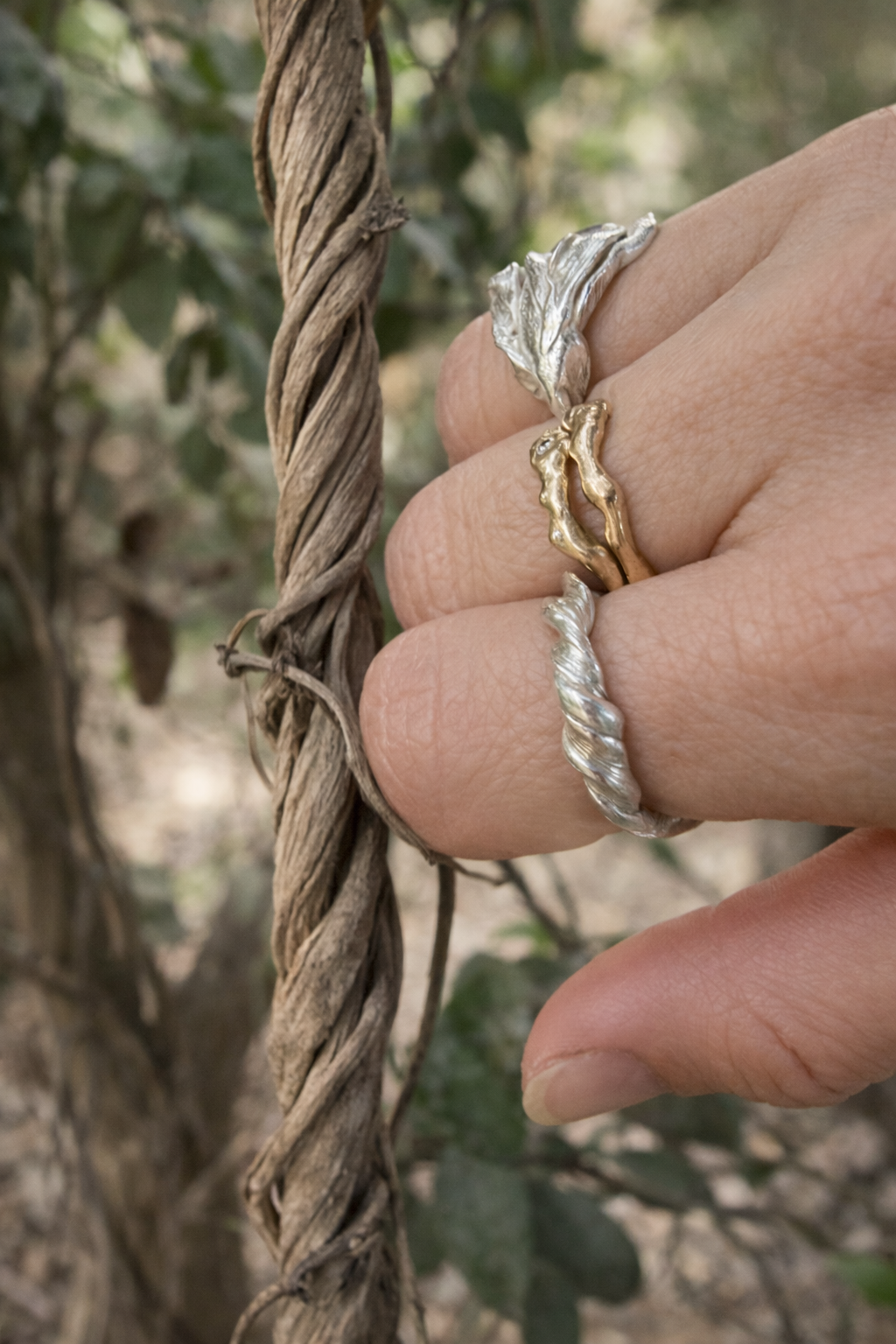 Vine Ring Sterling Silver No. 2