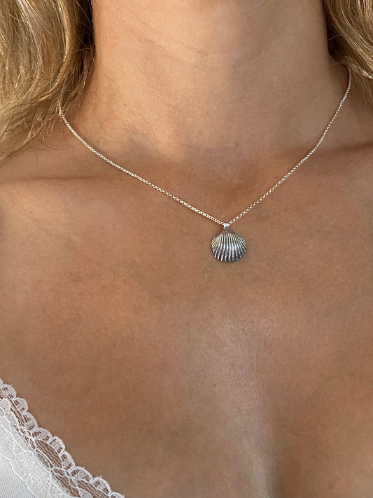 Sterling Silver Seashell Necklace