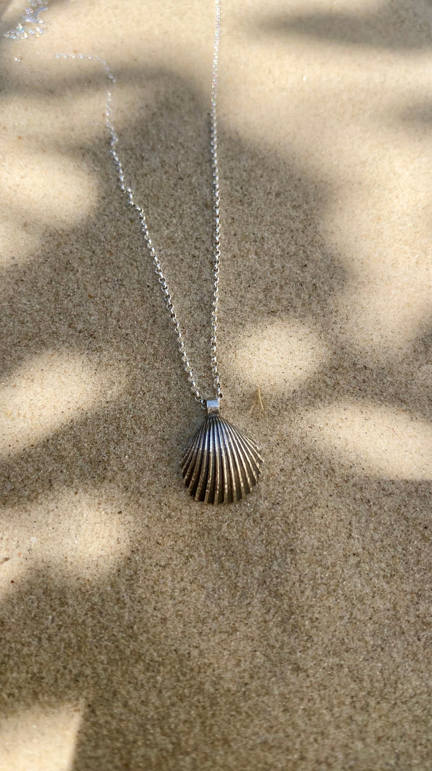 Sterling Silver Seashell Necklace