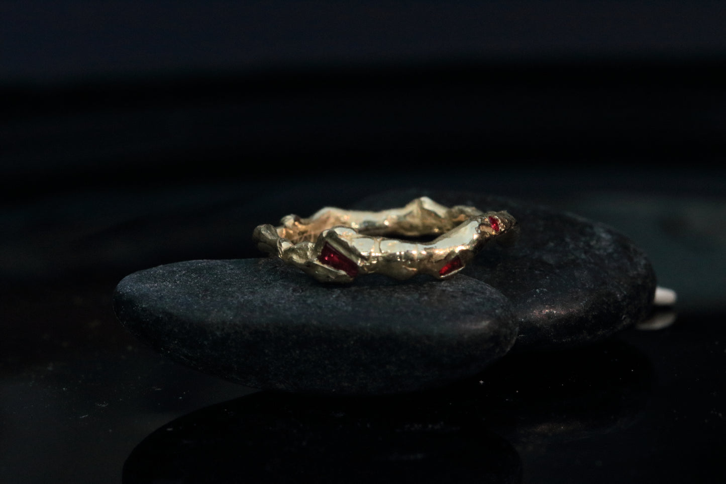 ADAMA Ruby 14k Gold Ring
