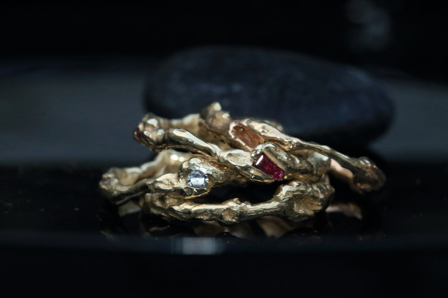 ADAMA Ruby 14k Gold Ring
