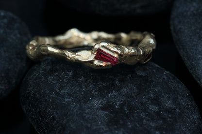 ADAMA Ruby 14k Gold Ring