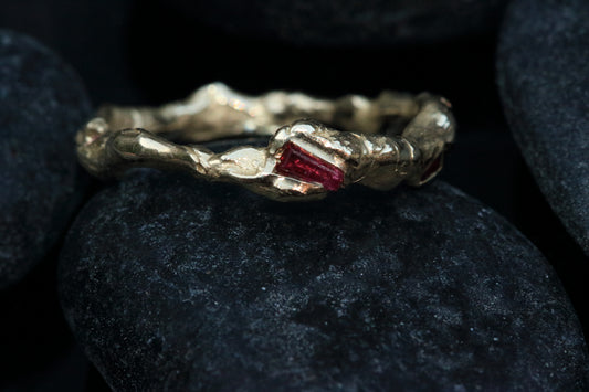 ADAMA Ruby 14k Gold Ring