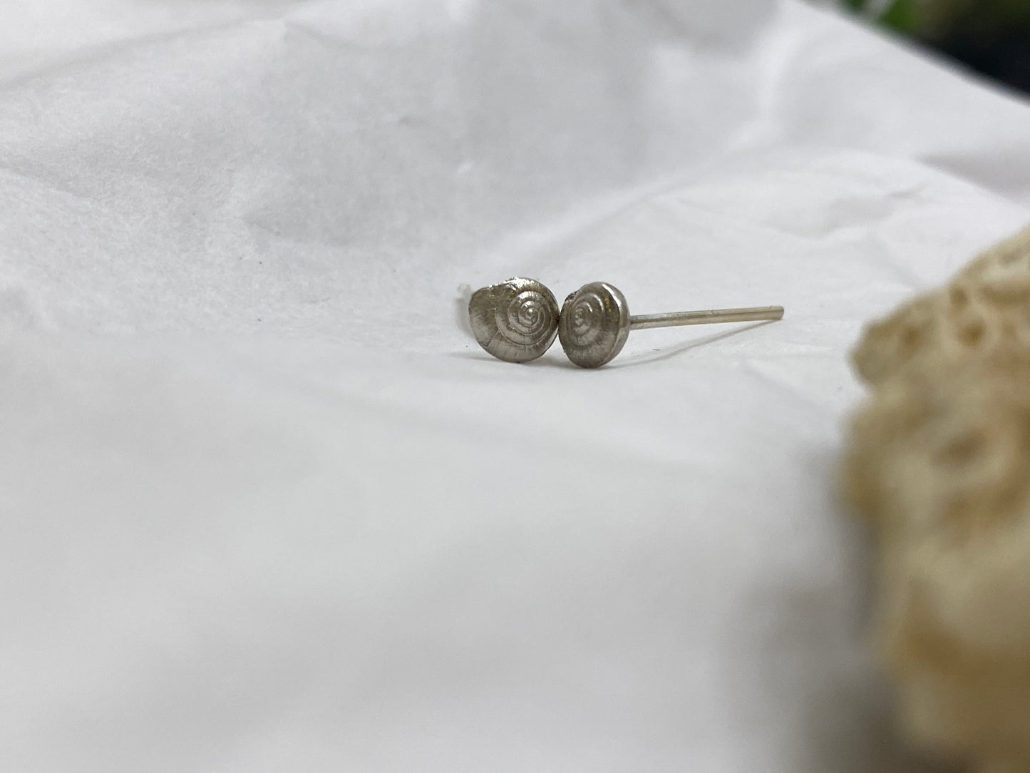 Serene Spiral Studs