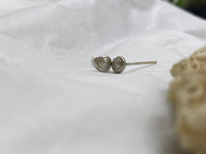 Serene Spiral Studs