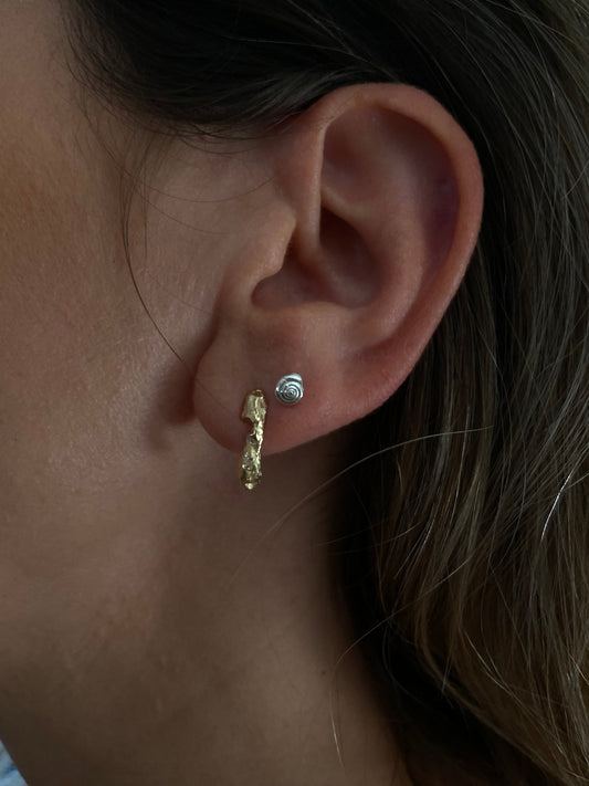Serene Spiral Studs