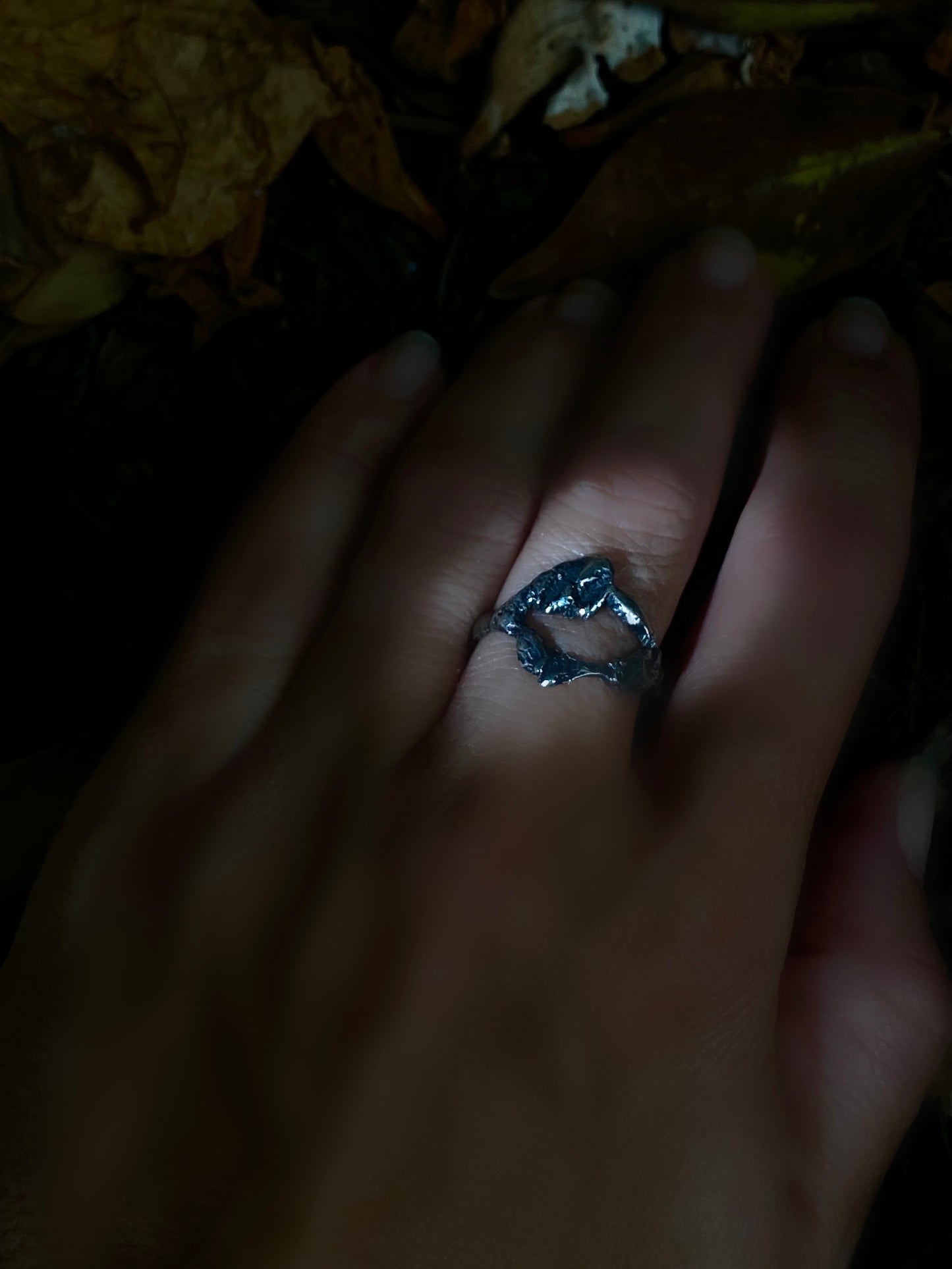 Lava Sterling Silver Ring