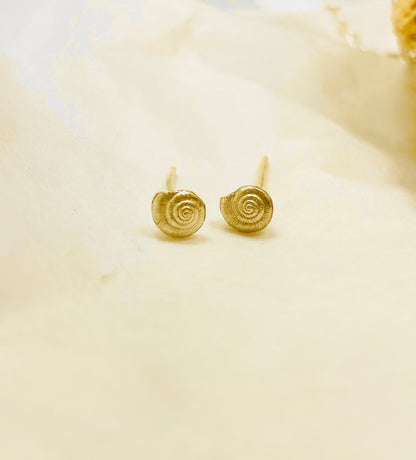 Serene Spiral Studs