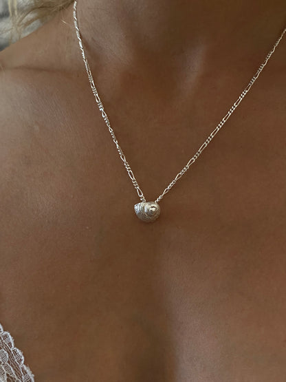Serene Spiral Sterling Silver Necklace