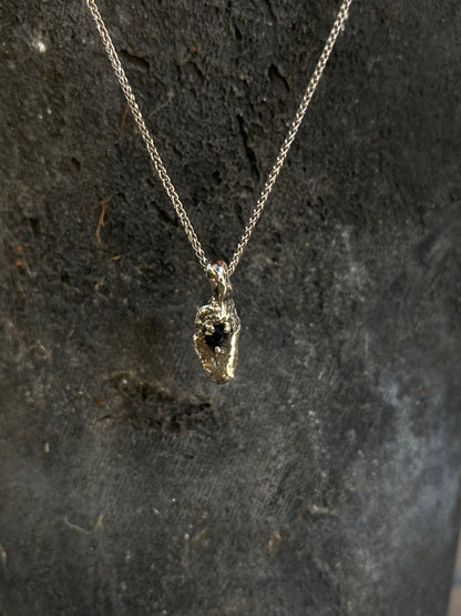 Ash Sterling Silver Sapphire Necklace
