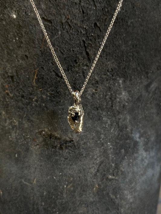 Ash Sterling Silver Sapphire Necklace