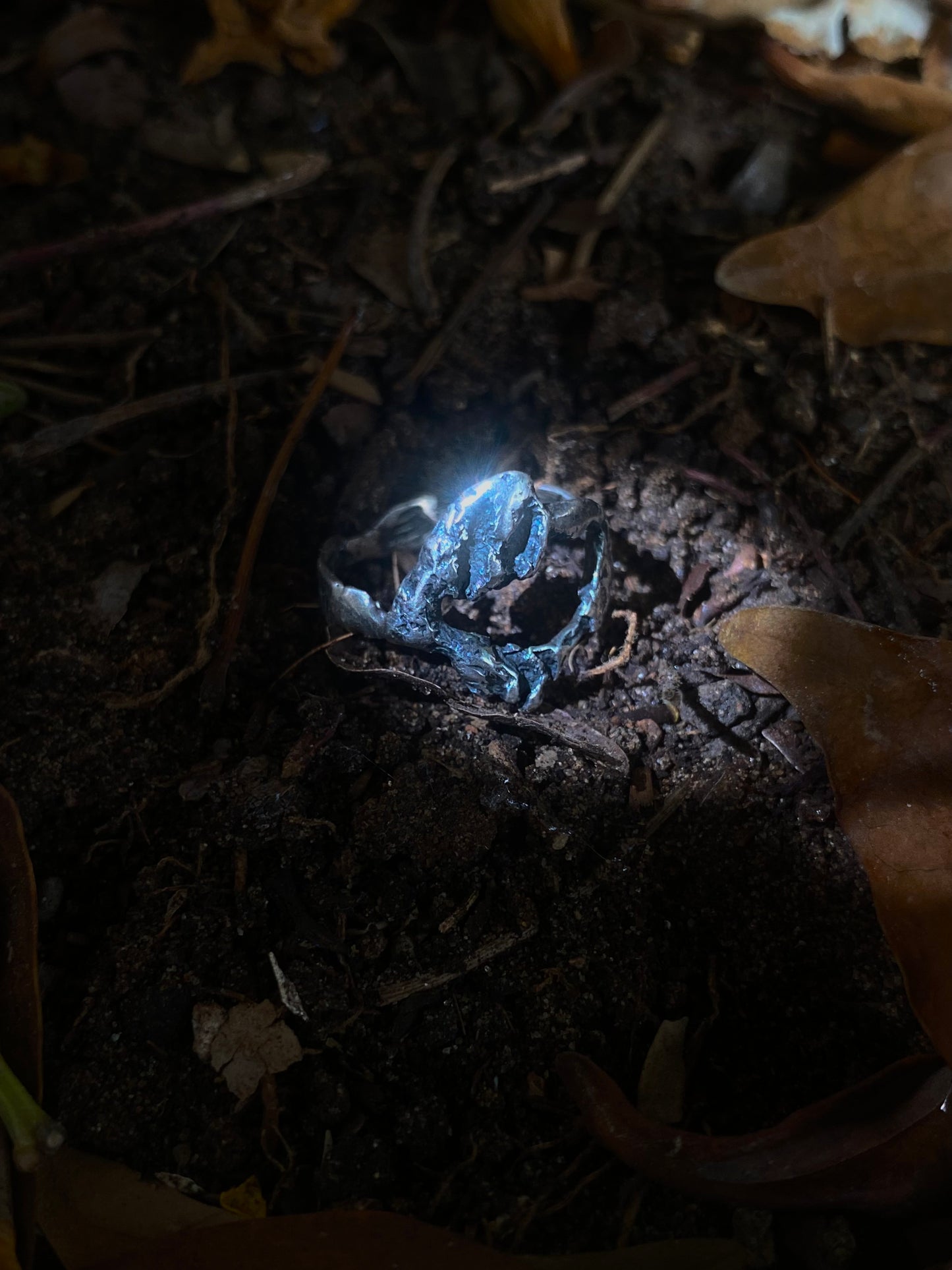 Lava Sterling Silver Ring