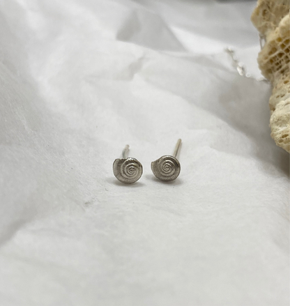 Serene Spiral Studs