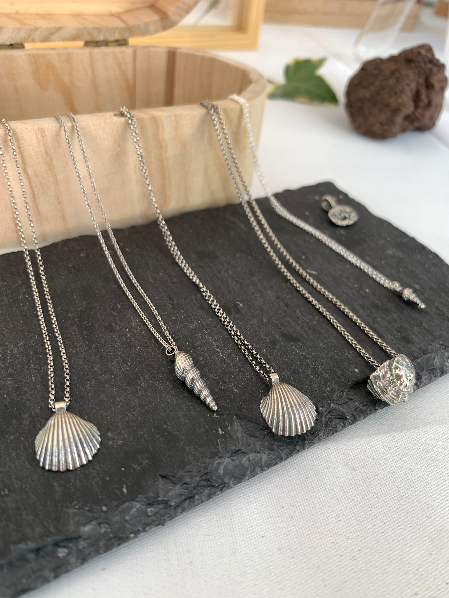Sterling Silver Seashell Necklace