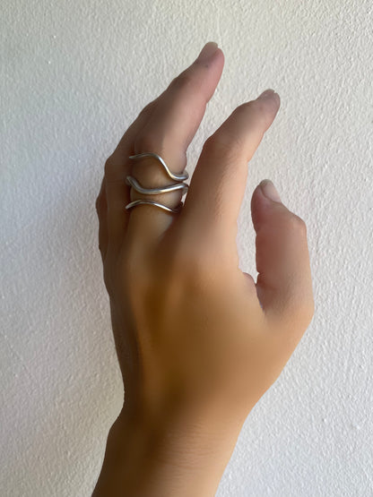 Flow Sterling Silver Ring