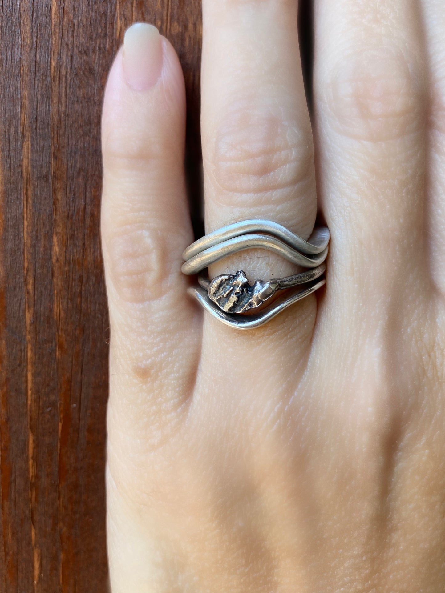 Flow Sterling Silver Ring