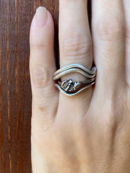 Flow Sterling Silver Ring