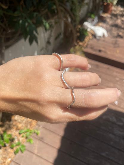 Flow Sterling Silver Ring