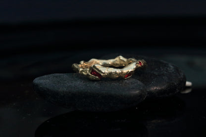 ADAMA Ruby 14k Gold Ring
