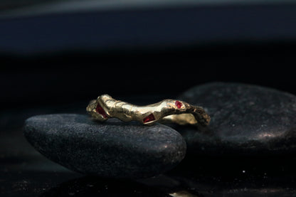 ADAMA Ruby 14k Gold Ring